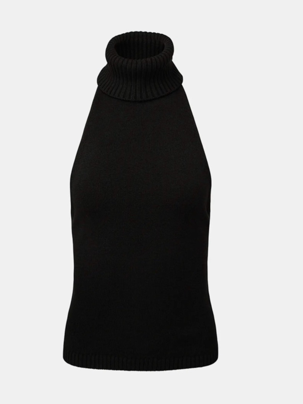 Weworewhat Turtleneck Halter Sweater Top